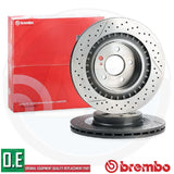 FOR MERCEDES C63 AMG (204) 2008-2014 BREMBO REAR BRAKE DISCS PADS SENSOR 330mm