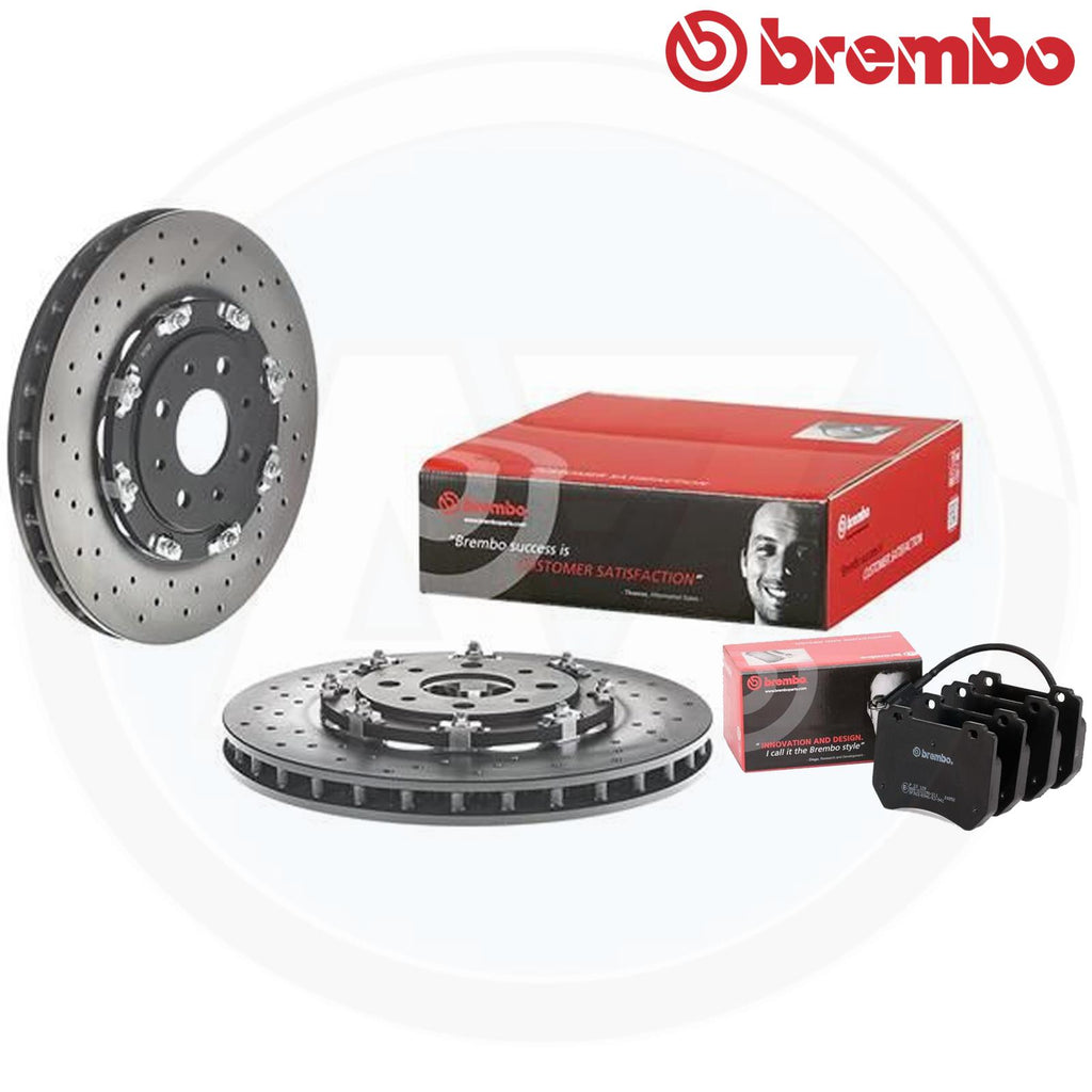 FOR ABARTH 500 (595,695) 1.4 FRONT BREMBO FLOATING BRAKE DISCS PADS 305mm