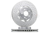 FOR MERCEDES SLS 6.2 GT AMG HIGH CARBON DRILLED GROOVED FRONT BRAKE DISCS 390mm