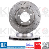 FOR PORSCHE 911 CARRERA 991 996 997 CROSS DRILLED FRONT REAR BRAKE DISCS 330mm