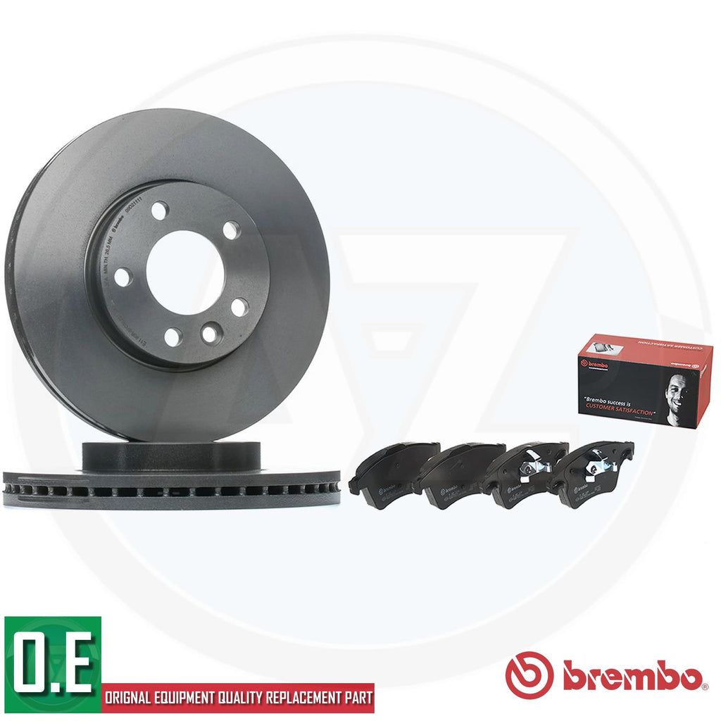 FOR VW TRANSPORTER CARAVELLE MULTIVAN T5 T6 BREMBO FRONT BRAKE DISCS PADS 308mm