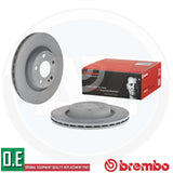 FOR MERCEDES CLS (C257) AMG BREMBO FRONT BRAKE DISCS MINTEX PADS WEAR SENSOR