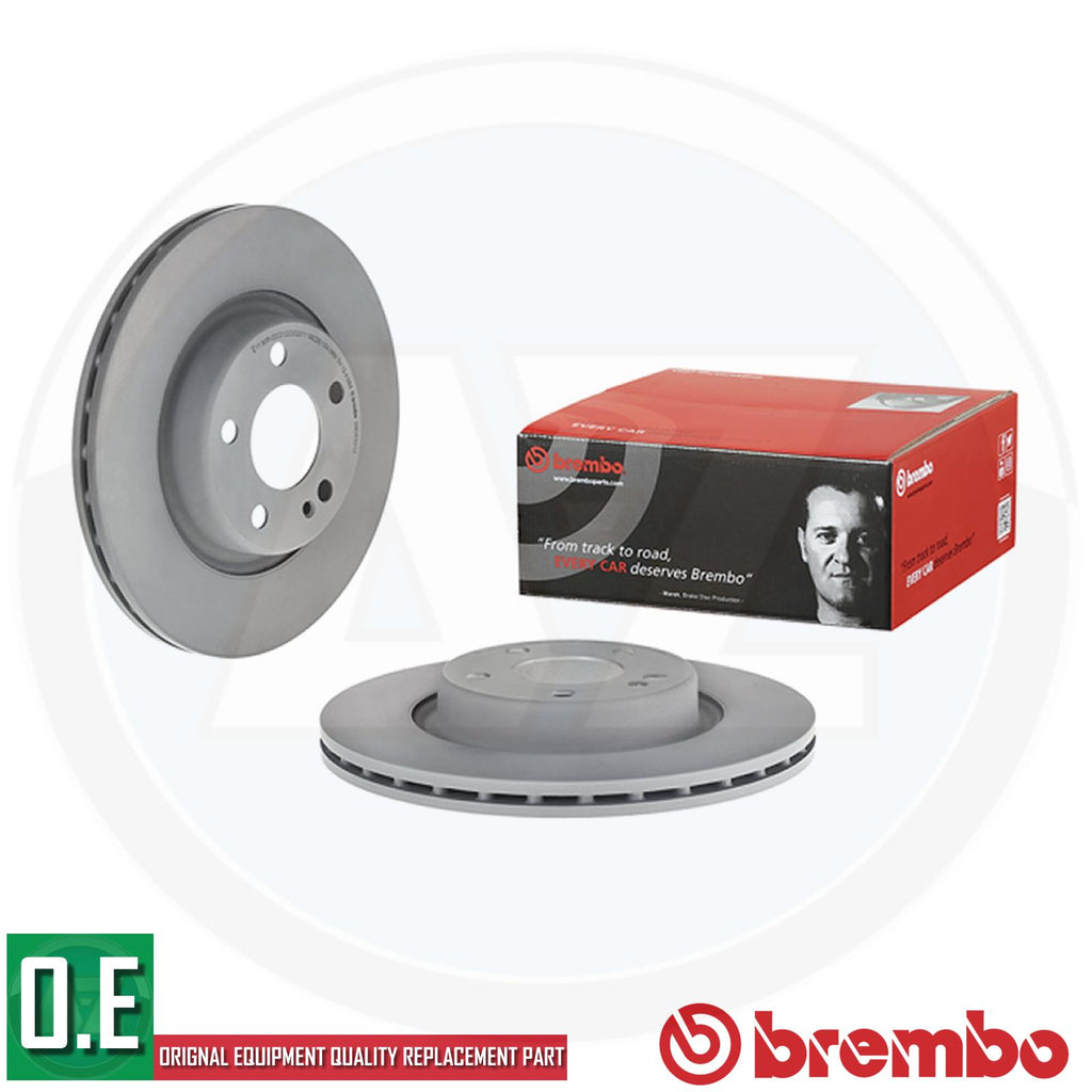 FOR MERCEDES E-CLASS (213) AMG SPORT BREMBO HIGH CARBON REAR BRAKE DISCS 300mm