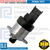 FUEL PUMP REGULATOR PRESSURE CONTROL SOLENOID VALVE FOR IVECO EUROCARGO EUROFIRE