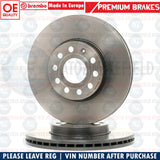 09.9145.11 PAIR OF GENUINE FRONT AXLE BRAKE DISCS PAIR 288mm HIGH CARBON