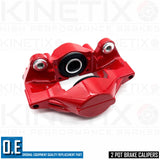 FOR SUBARU IMPREZA 2.0 2.5 TURBO WRX STI REAR 2 POT BRAKE CALIPERS RED LH RH X2