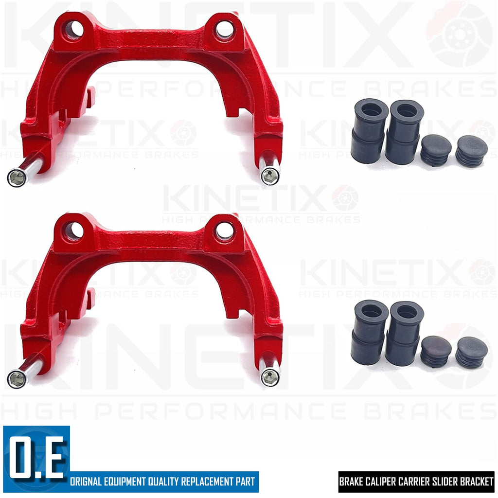 FOR AUDI A3 Q2 TT VW GOLF MK7 T-ROC TOURAN REAR BRAKE CALIPER CARRIERS RED