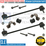 FOR AUDI A2 (8ZO) 2000-2005 FRONT ANTI ROLL BAR DROP LINKS D BUSHES HEAVY DUTY