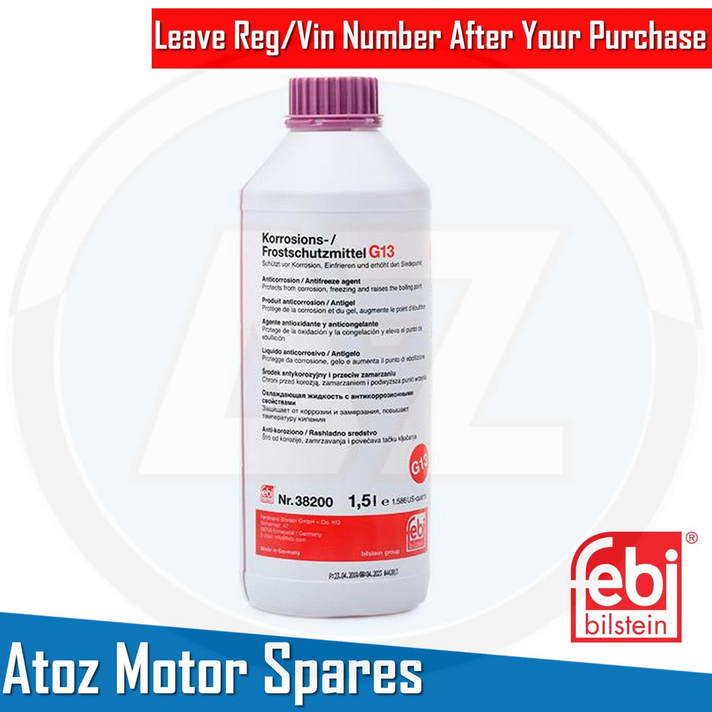 FOR AUDI SEAT SKODA VW FEBI ANTI FREEZE COOLANT 1.5 LITRES *PURPLE* VW TL 774-J