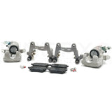 FOR VW CADDY MK3 MK4 REAR 310mm BIG BRAKE CALIPER & CARRIERS CONVERSION KIT