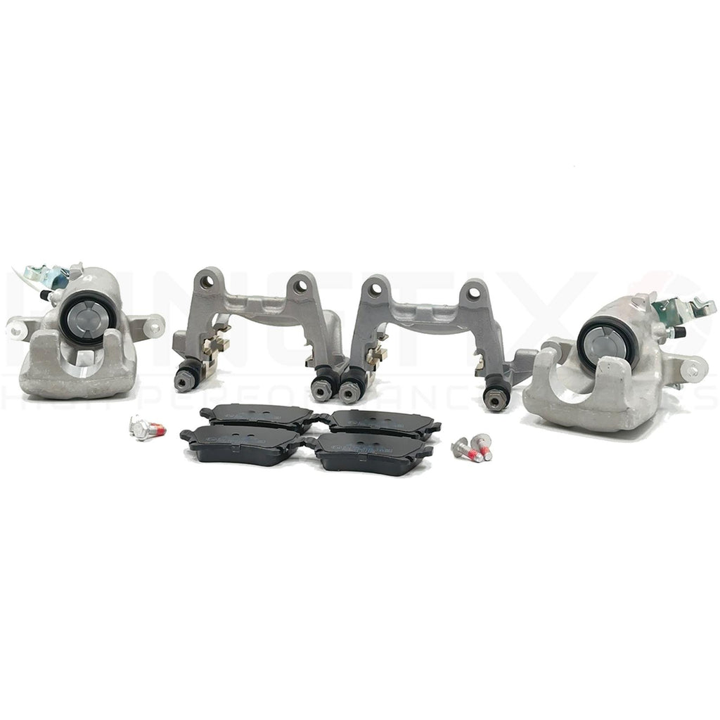 FOR VW GOLF GTI MK5 MK6 REAR 310mm BIG BRAKE CALIPER & CARRIERS CONVERSION KIT