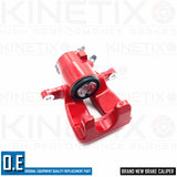 2 REAR BRAKE CALIPER RED POWDER COATED FOR VW GOLF GTI MK5 MK6 SOLID DISCS