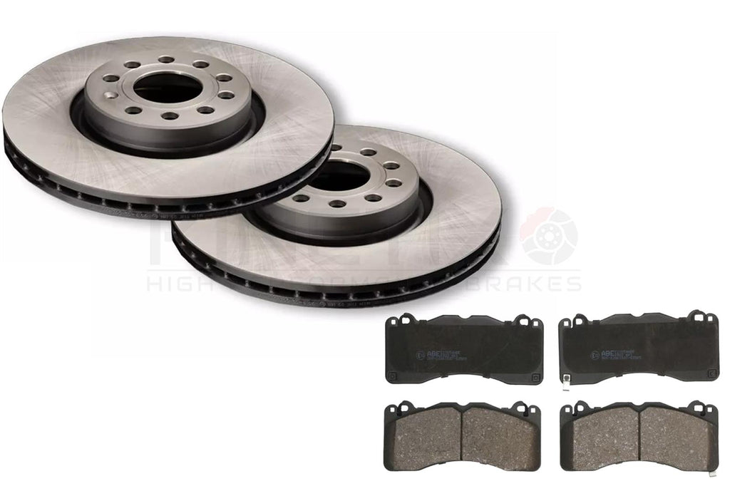 FITS FORD MUSTANG 5.0 V8 2010- FRONT BRAKE DISCS & PADS 380mm *PERFORMANCE PACK*