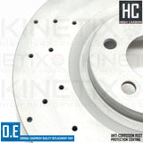 FOR MINI CLUBMAN F54 John Cooper Works 19- DRILLED FRONT BRAKE DISCS PAIR 360mm