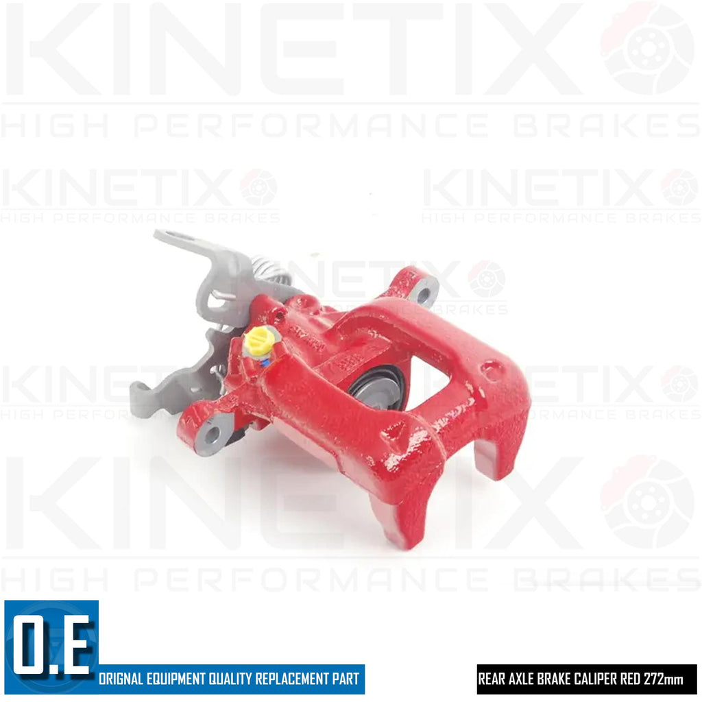 FOR AUDI SEAT SKODA VW REAR AXLE RIGHT BRAKE CALIPER RED BRAND NEW 5K0615424 RH