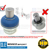 FOR RENAULT CLIO 197 200 MEGANE RS SPORT LOWER HUB PIVOT BALL JOINT NEW MODIFIED