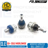 FOR RENAULT CLIO 197 200 MEGANE MK3 RS SPORT TOP BOTTOM HUB ARM BALL JOINT PIVOT