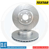 FOR BMW 3 4 SERIES F30 F34 F32 F36 M SPORT SLOTTED FRONT BRAKE DISCS 370mm