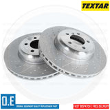 FOR BMW 3 4 SERIES F30 F34 F32 F36 M SPORT SLOTTED FRONT BRAKE DISCS 370mm