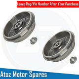 FOR PEUGEOT 207 301 CITROEN DS3 C3 C-ELYSEE REAR BRAKE DRUMS ABS BEARING PAIR