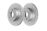 FOR AUDI S8 5.2 FSi 2006-2010 REAR CROSS DRILLED KINETIX BRAKE DISCS PADS 355mm