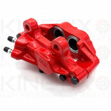 FOR AUSTIN PRINCESS ESCORT CAPRI TRIUMPH TR8 4 POT BRAKE CALIPERS RED UPGRADED