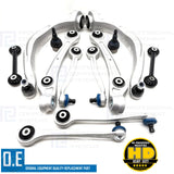 FOR AUDI A6 C7 FRONT UPPER LOWER SUSPENSION WISHBONE ARMS LINKS BALL JOINTS KIT