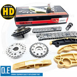 FOR JAGUAR XF 2.0d UPPER & LOWER DIESEL TIMING CHAIN KIT SET