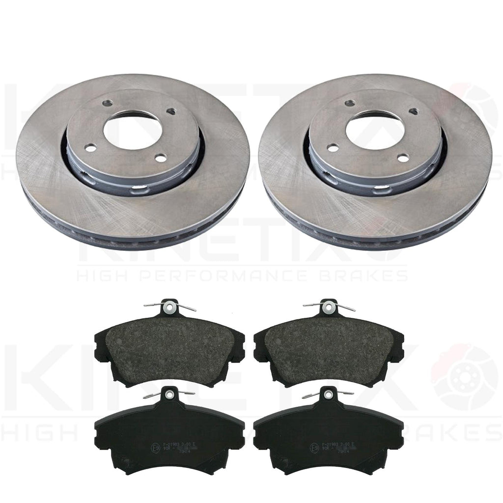 FIT SMART FORFOUR (454) 1.5 BRABUS 05-06 COATED FRONT BRAKE DISCS PADS 281mm