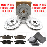 FOR MINI COOPER S F54 FRONT REAR DRILLED BRAKE DISCS PADS SENSORS 335mm 259mm