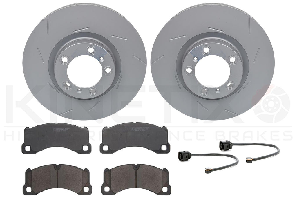 FITS PORSCHE PANAMERA 970 (2009-2016) FRONT BRAKE DISCS PADS SENSORS 360mm