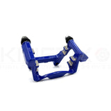 FOR AUDI S3 8P BLUE REAR LEFT RIGHT BRAKE CALIPER CARRIER SLIDER BRACKETS PAIR