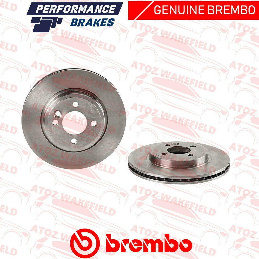 BREMBO BRAKE DISCS FRONT AXLE 276MM INTERNALLY VENTED HIGH-CARBON 09.8655.10