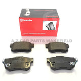 FOR HONDA CIVIC TYPE R 2.0 EP3 REAR BREMBO BRAKE PADS JDM TYPE-R 2001-2006