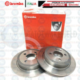 Bmw Mini One/D/Cooper + S -06 Rear Brembo Brake Discs And Pads + Wear Sensor