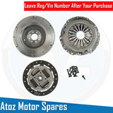 FOR VAUXHALL CORSA D 1.3 CDTI DUAL MASS TO SINGLEMASS CONVERSION CLUTCH KIT 06-