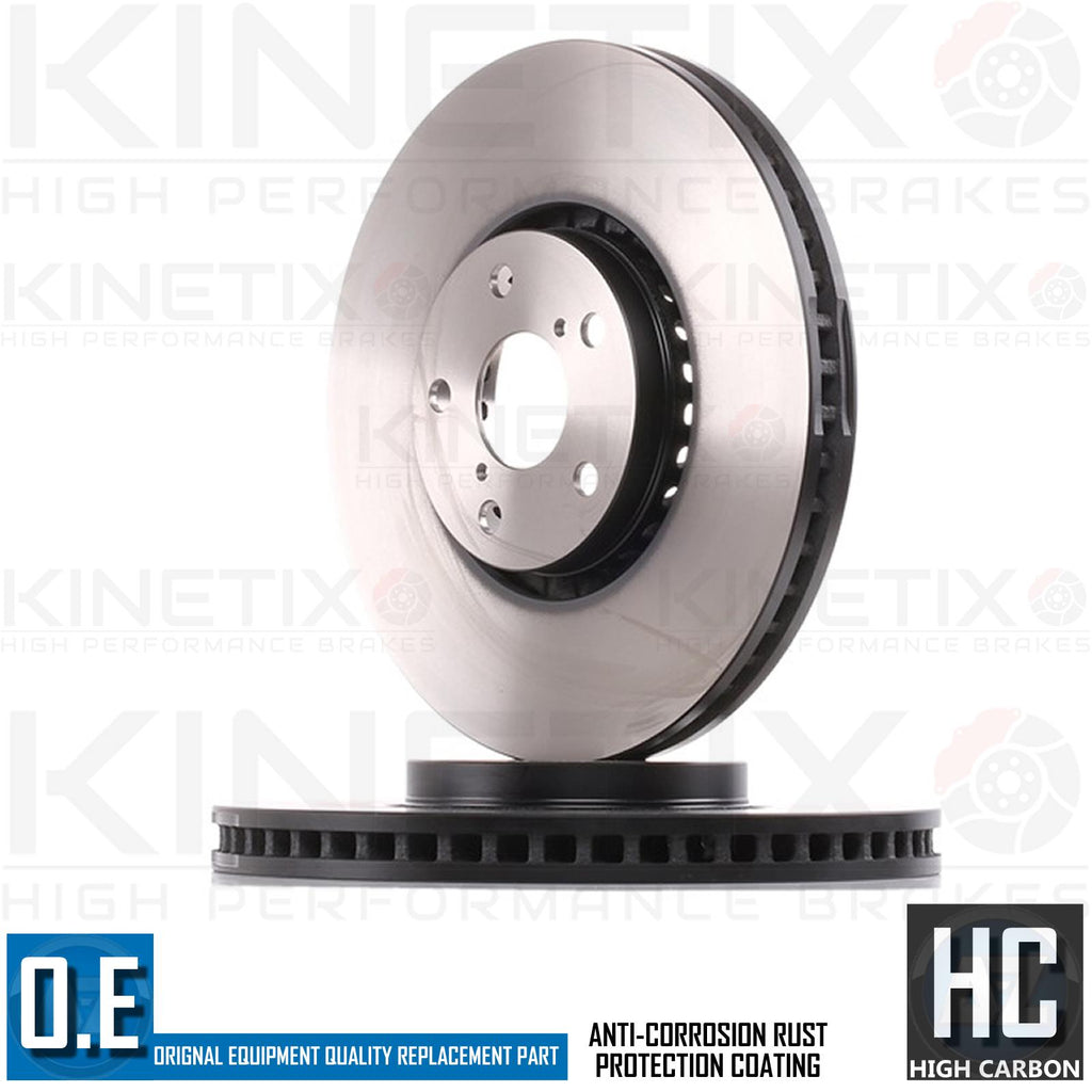 FOR LEXUS GS250 HIGH CARBON COATED FRONT LEFT RIGHT BRAKE DISCS PAIR 334mm