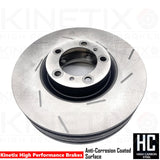 FOR PORSCHE MACAN 3.0 S GTS 3.6 TURBO GROOVED FRONT BRAKE DISCS PAIR 360mm