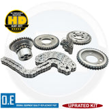 FOR FORD TRANSIT 2.4 TDE MODIFIED HEAVY DUTY DUPLEX TIMING CHAIN KIT BRAND NEW