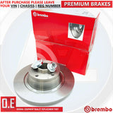 FITS RENAULT MEGANE SPORT MK3 RS275 TROPHY-R REAR BREMBO BRAKE DISCS PAIR 290mm