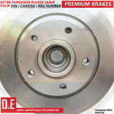 FITS RENAULT MEGANE SPORT RS 265 REAR BREMBO BRAKE DISCS BEARING PAIR 290mm