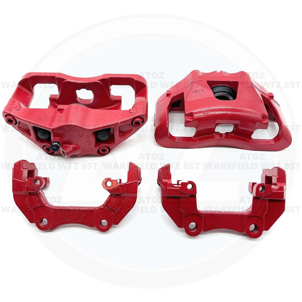 FITS FORD FOCUS 2.5 ST MK2 FRONT LEFT RIGHT BRAKE CALIPER CARRIER SLIDERS RED