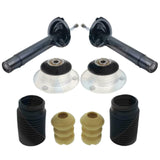 FOR 3 SERIES E46 FRONT SHOCKERS SHOCKS ABORBERS BUMP STOP TOP STRUT MOUNTS KIT