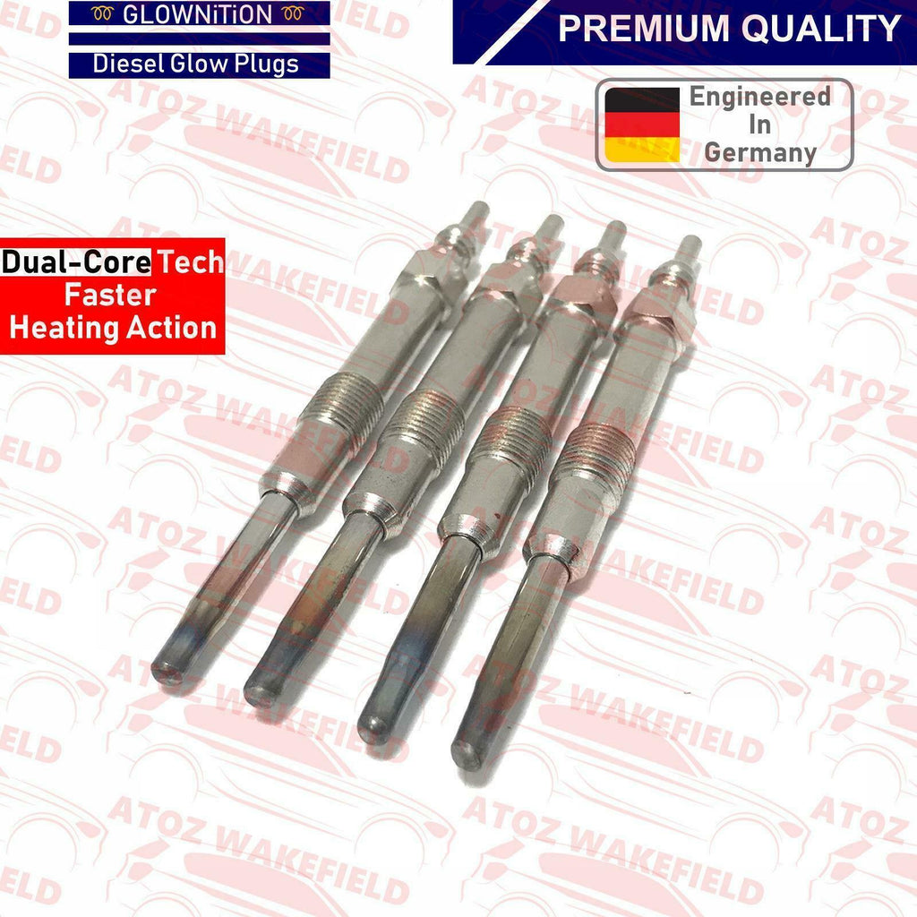 FOR ALFA ROMEO FIAT OPEL SAAB VAUXHALL 4 x DIESEL GLOW PLUGS 55200817