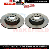 FOR AUDI A3 2.0 TDI TFSI 8P1 8PA REAR MINTEX BRAKE DISCS BRAKE PADS KIT 282mm