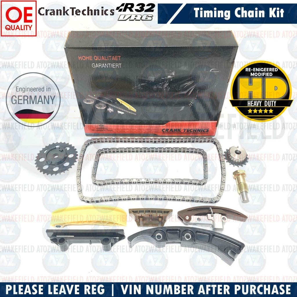 FOR AUDI A3 TT 3.2 V6 VR6 QUATTRO 250 BHP PETROL ENGINE TIMING CHAIN SERVICE KIT