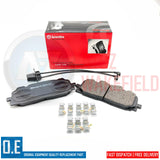 FOR AUDI RS4 B9 RS5 F5x BREMBO OEM FRONT BRAKE PADS SET & WEAR WIRE SENSORS