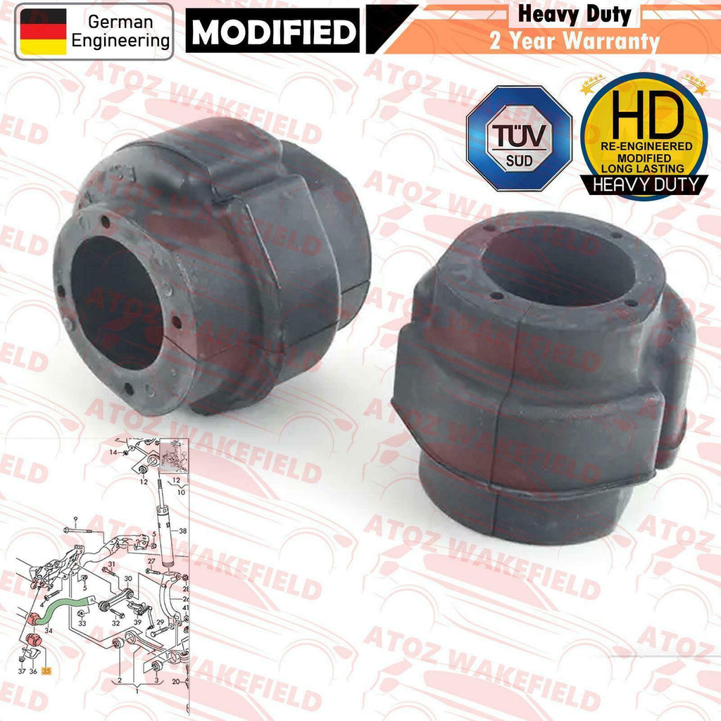 FOR AUDI A4 A6 A8 VW PASSAT SKODA SUPERB FRONT ANTI ROLL BAR STABILISER D BUSHES