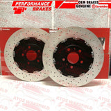 FOR AUDI RS4 B7 BREMBO FRONT GENUINE 2 PIECE FLOATING BRAKE DISCS PADS 365mm