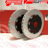 FOR AUDI RS4 B7 BREMBO FRONT GENUINE 2 PIECE FLOATING BRAKE DISCS PADS 365mm